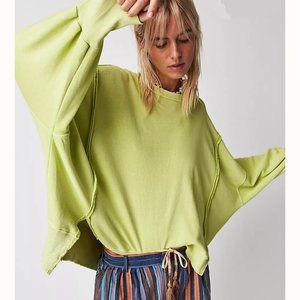 NWT FREE PEOPLE Camden Sweatshirt We The Free